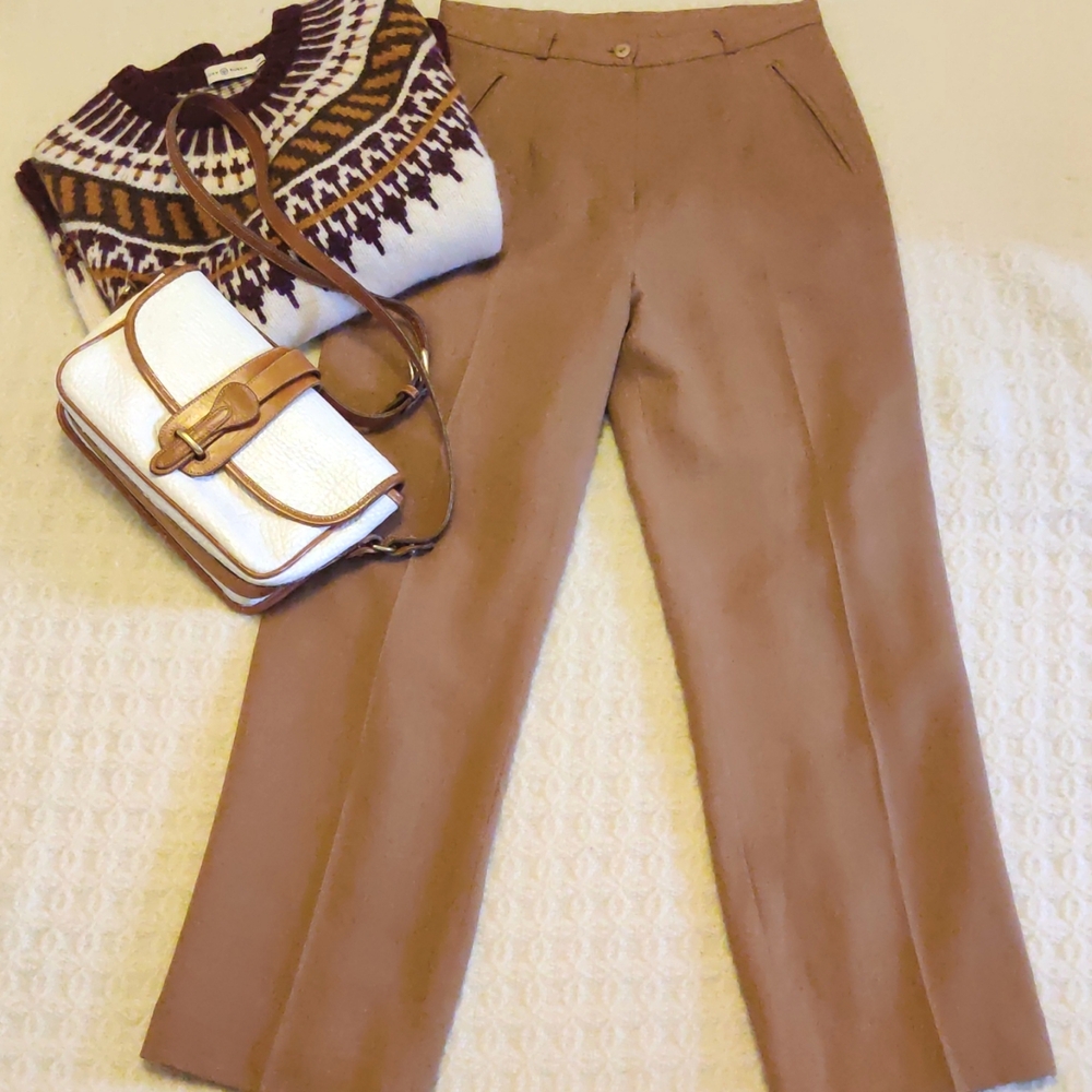 🎈 SALE 2 For $40🎈Stefi Lara Vintage camel color wool pants size 6/8